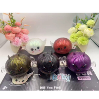 Pendentif anti-stress souple et coloré en forme de boulette de vampire mignonne, jouet sensoriel à vapeur pour Halloween, article promotionnel