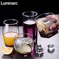 Luminarc SALTO 320ml 350ml Verres à boire en verre Fond épais Lave-vaisselle Micro-ondes Sûr Transparent Design classique