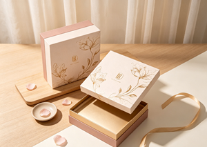 Boîte en forme de livre écologique et recyclable avec fermeture magnétique, impression quadricolore et revêtement UV - Emballage cadeau et artisanal portable - Product Image 2