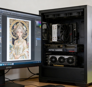 Nueva Tarjeta Gráfica de Alta Gama RTX 5090 con Ventilador de Refrigeración, 32 GB de VRAM GDDR6X, 575 W TDP, Compatible con Estaciones de Trabajo en Rack, Aprendizaje Profundo, Diseño 3D, 21760 Núcleos - Product Image 4