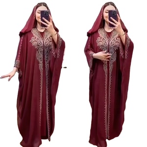 Vestido Abaya <span class=keywords><strong>de</strong></span> Moda Musulmana Africana 2024, Abaya para Mujer, <span class=keywords><strong>Vestidos</strong></span> <span class=keywords><strong>de</strong></span> Lujo para Bodas y Fiestas Marroquíes <span class=keywords><strong>de</strong></span> Dubái, Vestido Largo para Mujer - Product Image 1