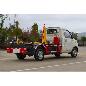 รถบรรทุกขยะเครื่องยนต์เบนซินขนาด4x2 Foton 3ลูกบาศก์เมตรรถบรรทุกขยะยกตะขอ - Product Image 5
