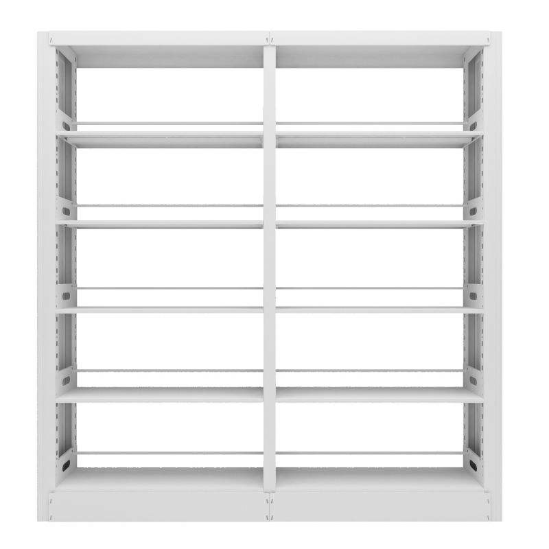 Slim Design Modern Steel Bookcase Narrow Metal Shelf Space-Saving ...