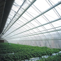 Vente en gros 500 m2 structure de culture de tomates unique tropicale intelligente grand tunnel de serre agricole en plastique pour potager