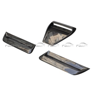 สำหรับมิตซูบิชิ แลนเซอร์ อีโว เอ็กซ์ รุ่นที่ 10 ปี 2008-2009 ฝาครอบช่องระบายอากาศฝากระโปรงหน้าคาร์บอนไฟเบอร์ รุ่น H2 สไตล์ 1 ชุด/3 ชิ้น - Product Image 3