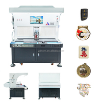Máquina de pintura magnética de alta velocidad y precisión, programación automática de ordenador, refrigerador de fábrica, 4 colores