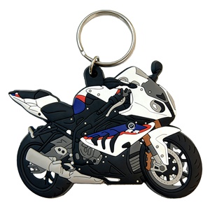 Llavero de PVC Personalizado para Motocicleta, Llaveros de Alta Calidad Hechos a Medida con Material Duradero - Product Image 1