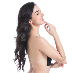 Sujetador Adhesivo Invisible <span class=keywords><strong>de</strong></span> Una Pieza con Escote Profundo en U para Mujer, Sin Espalda, Sin Tirantes, con Efecto Push-Up, Empaque Personalizado - Product Image 6