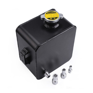 Aluminum Alloy Coolant Expansion Tank 2.5L With Cap For Car Modification Universal Fit - Product Image 3