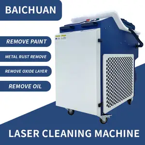 High Power 1000w 2000w 3000w Rust Remover Tool Handheld Fiber Laser Cleaning Machine For Metal