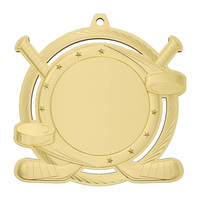 Médaille de championnat de hockey Noble Médaille personnalisée Sports Rectangle Médailles en métal de hockey en alliage de zinc