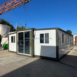 <span class=keywords><strong>Maison</strong></span> conteneur extensible chinoise de 20 pieds et 40 pieds, villa mobile à double ailes pour parc, cour, avec cuisine, matériau <span class=keywords><strong>en</strong></span> acier pour l'extérieur - Product Image 2