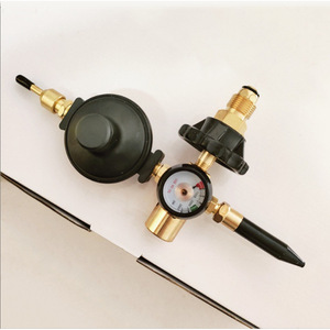 Regulador de Helio de Alta Presión WQ 2.525Mpa con Doble Salida, Manómetro y Pistola de Aire para Inflar Globos - Product Image 2