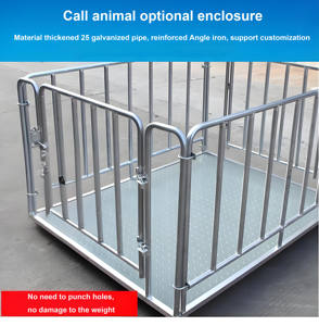 Báscula para Ganado, Báscula de Plataforma Reforzada, Pequeña, de 1 a 3 Toneladas, para Pesar Ganado Vacuno y Ovino, Báscula de Plataforma para Granja - Product Image 2