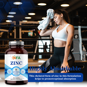 Comprimés de zinc à marque privée OEM avec zinc, contribue à une peau saine et éclatante, soutient la croissance cellulaire et la formation du DNA - Product Image 3