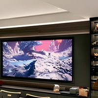 Mueble de TV Moderno de Madera de Lujo con Vitrina de Vidrio LED y Almacenamiento para Apartamento - Personalizable, Duradero y Ecológico