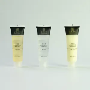 High Quality Best Price Free Sample Mini Hotel Amenities Kit Black Hair Shampoo And Shower Gel And Conditioner