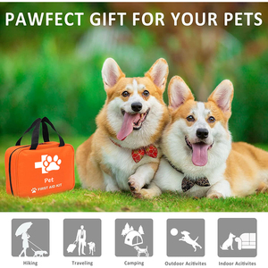 Kit de Emergencia <span class=keywords><strong>para</strong></span> Mascotas, Hogar, Oficina, Viajes, Camping, con Termómetro Digital, <span class=keywords><strong>Bozal</strong></span> y <span class=keywords><strong>Mini</strong></span> Bolsa de Primeros Auxilios - Product Image 6