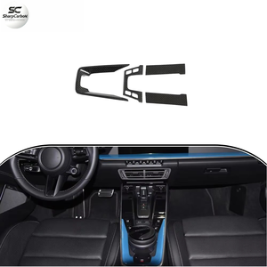 Finitions de tableau de bord en fibre de carbone <span class=keywords><strong>s</strong></span>èche pour <span class=keywords><strong>Porsche</strong></span> <span class=keywords><strong>911</strong></span> 992 Carrera 4 4S/<span class=keywords><strong>Turbo</strong></span> <span class=keywords><strong>S</strong></span>/Carrera 4 GTS 4S/<span class=keywords><strong>Targa</strong></span> GTS 4S Coupé 2019-<span class=keywords><strong>2022</strong></span> - Product Image 1