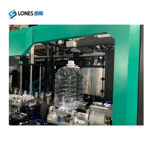 Machine de soufflage par étirage de bouteilles PET entièrement automatique LS-A1-20L pour la fabrication de bouteilles PET de 10L, 20L, 5L, avec contrôle PLC - Product Image 2