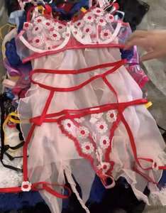 Ropa de mujer, venta al por mayor, ropa de <span class=keywords><strong>segunda</strong></span> <span class=keywords><strong>mano</strong></span>, ropa Wea de mujer a bajo precio, ropa de entrega aleatoria, sujetador transparente Cargo con cola - Product Image 6