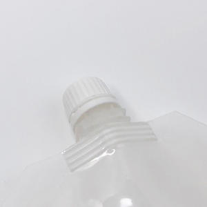 1L embalaje blanco brillante bolsa de pie resellable bolsa no tóxica bolsa de pico para aceite de coche líquido químico - Product Image 2