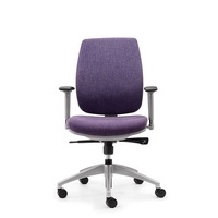 Chaise design moderne violette ergonomique et confortable pour la maison chaise de bureau avec coussin en éponge pour ordinateur