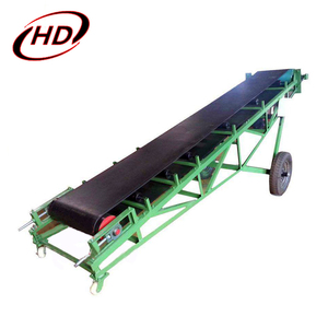 CE belgesi besleme mobil lastik bant konveyör makinesi fiyat ile chevron kemer talaş - Product Image 6