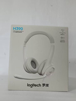 Casque USB Logitech H390 avec microphone antibruit, son stéréo numérique et commandes intégrées pour PC, Mac, ordinateur portable, bureau et centre d'appels