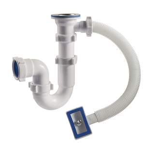Sifón Fregadero Tipo P Trampa 1 1/2 "X 40 Sifón Desagüe de cocina Residuos - Product Image 2