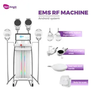 Newangie 5 Handles Slimming Machine Electrostimulation Butt Plasma Beauty Body Sculpt Belly Massage Hi Ems Neo