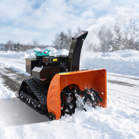 Souffleuse à neige télécommandée avec réglage de hauteur à distance et fonctionnement flexible pour la zone domestique
