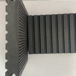 Durable <strong>Square</strong> Solid WPC <strong>Decking</strong> with Waterproof Groove Surface Traditional Design for Outdoor Garden - Product Image 1