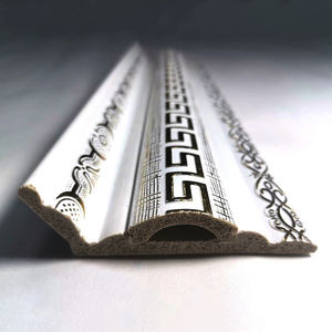 Moldura Decorativa de Madera Estilo Moderno, Moldura Colonial de MDF y PS, Moldura de Cornisa, Tamaño 9/16\"x 2-5/8\" - Product Image 2