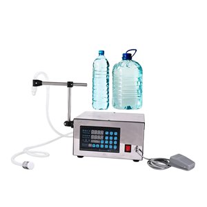 Machine de remplissage de liquides semi-automatique à commande numérique pour petites entreprises, économique et compacte - Product Image 4