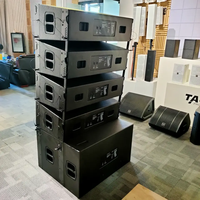 Enceintes Line Array Passives Professionnelles 10 Pouces pour Sonorisation de Scène, Système Audio DJ Tendance avec Subwoofer