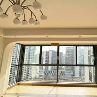 Ventana Corredera Moderna Minimalista de Aleación de Aluminio con Función Antiviento para Cocina, Lavandería, Taller, Casa de Campo - Hongqi S-90