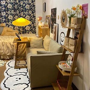 Tapis de chevet en peluche chat Meowth en Carton mignon, tapis de chevet de chambre à coucher, tapis de porte en Polyester - Product Image 4