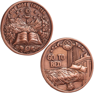 Un altro capitolo andare a letto decisione placcato patriottismo circolare in metallo creativo stampa tipografica arte Souvenir da collezione - Product Image 5