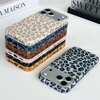 Étui de téléphone personnalisé en cuir de luxe antichoc, design tendance pour iPhone 17 16 15 14 13 Pro Max