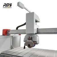 Sierra de Puente Automática de Alta Gama para Encimeras de Cocina y Baño, Certificación CE, Compatible con Formas Irregulares, Perforación, Fresado, Bomba