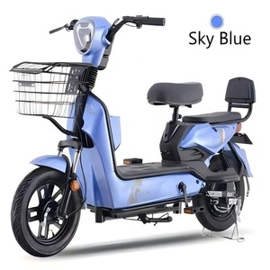 โรงงานขายส่งมอเตอร์ไซค์สกู๊ตเตอร์ 48V12AH 350W สำหรับผู้ใหญ่ รถสองล้อสำหรับการเดินทางในเมือง - Product Image 6