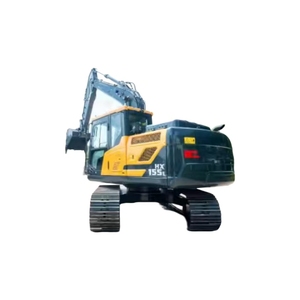 Haute efficacité HX155L 15 tonnes pelle sur chenilles niveau 4 pelle hydraulique machine avec godet mécanique Shove - Product Image 1
