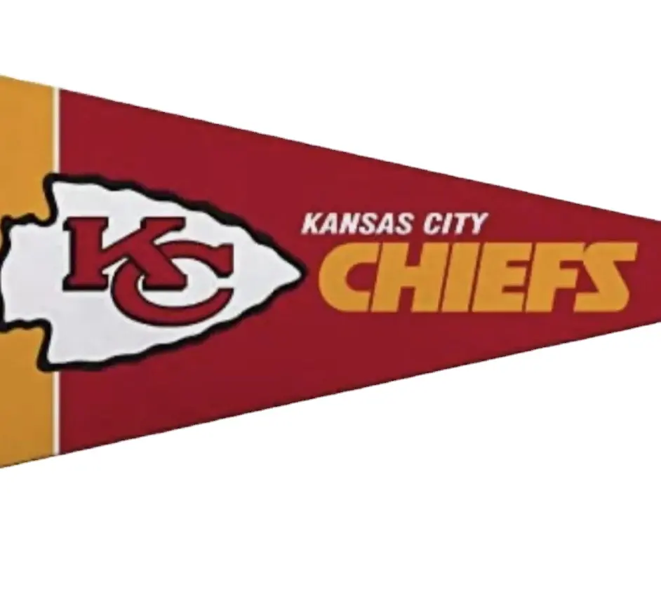 Custom High Quality New NFL Kansas City Chiefs Pennant