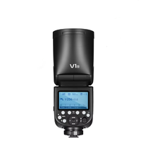 Flash Godox V1 Pro TTL HSS à tête ronde, temps de recyclage rapide, lampe de modélisation LED intégrée, compatible avec Sony et Canon