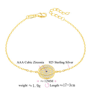 POLIVA Pulseras inteligentes de plata esterlina 925 para mujer Pulsera india - Product Image 2