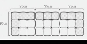 Juego de sofá moderno de lujo Bellini Chesterfield, sofá de tela suave para el hogar, Hotel, cómodo Almacenamiento de esponja incluido para la sala de estar - Product Image 2