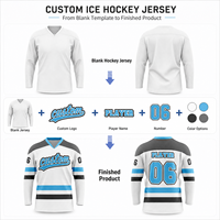 Maillot de hockey sur glace personnalisé par sublimation pour les équipes de club adultes et jeunes, entraînement et matchs, vente au détail, vente en gros et commandes d'équipes
