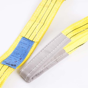 Pasokan pabrik Topsun 1-10 <span class=keywords><strong>Ton</strong></span> warna-pita tekstil kode pita angkat <span class=keywords><strong>Sling</strong></span> derek poliester datar anyaman dapat dipisah sabuk pengikat - Product Image 6