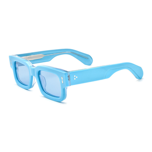 Occhiali da Sole <span class=keywords><strong>di</strong></span> Lusso Fatti a Mano <span class=keywords><strong>di</strong></span> Alta Qualità con Rivetti a Freccia in Metallo per Uomo e Donna - Product Image 5